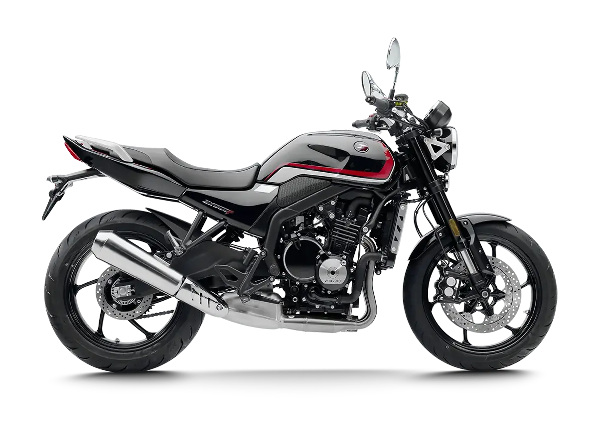 MOTO｜ ブラック ZXMOTO 500F | 470cc Naked Motorcycle | Retro-Inspired Design